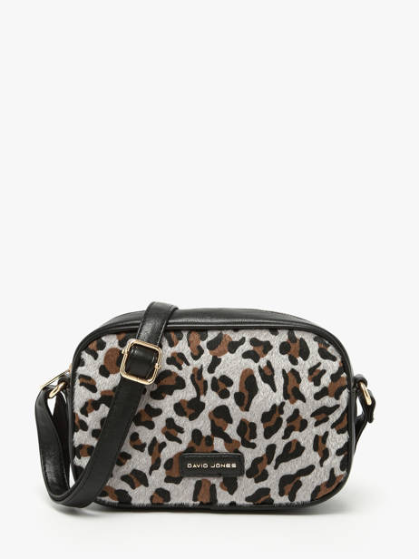 Cross Body Tas Leopard David jones Zwart leopard CM7663